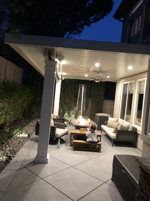 Alumawood patio covers in Orange County Ca. Newport flat pan 7