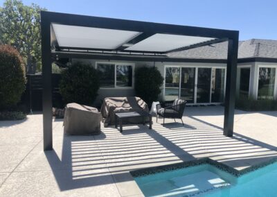 Equinox louvered roof patio cover in Tustin CA