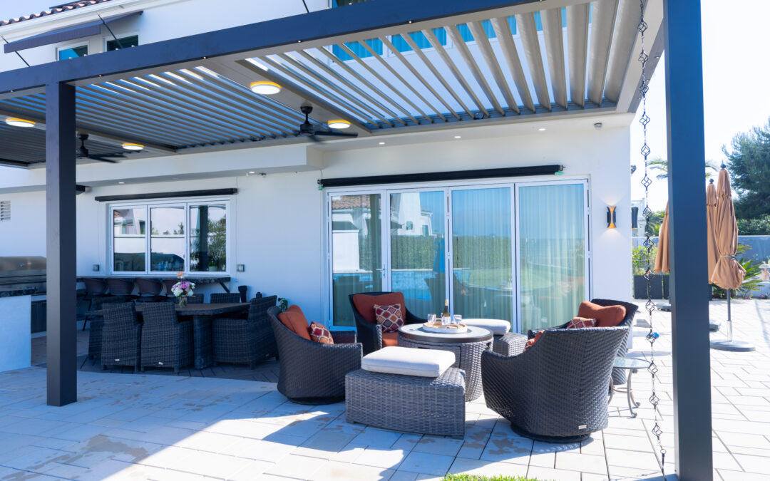 Equinox Louvered Roof System Patio Cover, Orange County, CA