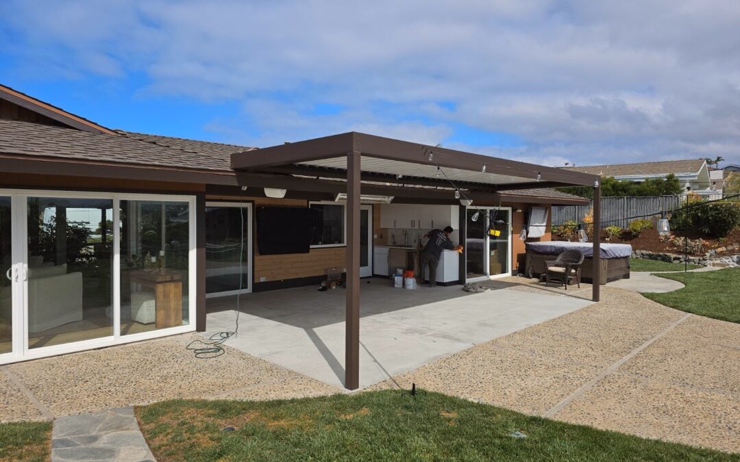 Equinox Louvered Roof System Patio Cover, Orange County, CA