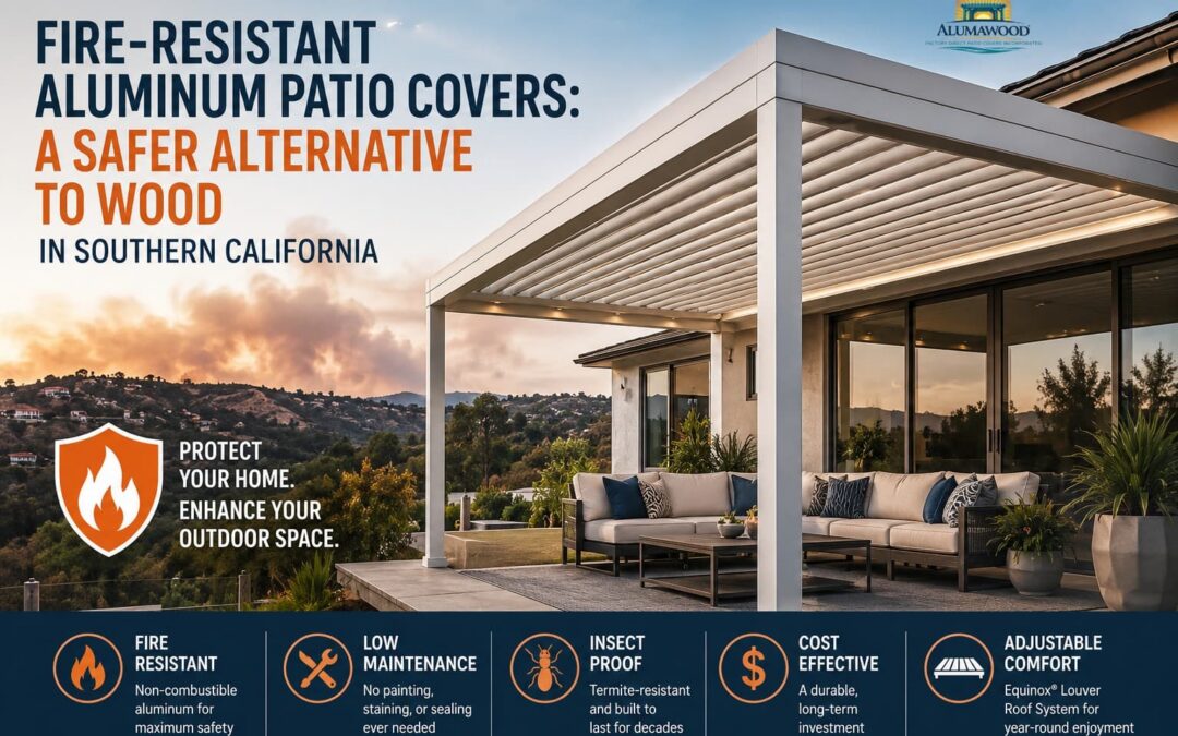 Fire-Resistant Aluminum Patio Covers